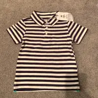 在飛比找蝦皮購物優惠-全新 cotton on baby 2y 條紋上衣 polo