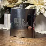 New Rum Of Putto Rico 6 OZ Stainless Steel Flask