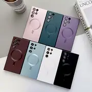 Phone Case For Samsung Galaxy S24 S23 S22 S21 Ultra Plus Note 20 Ultra Note 10 Plus Note 20 10 S25 Ultra Back Cover Support Wireless Charging Shockproof TPU Pl