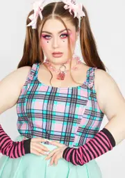 [Current Mood] Plus Mistakes & Heartbreaks Plaid Corset Top