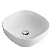 370*370*120mm Poseidon PA37375 Gloss White Ceramic Square Above Counter Basin