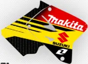 SUZUKI RM250 & RM125 Ricky Carmichael 2005 Replica Graphics Kit