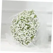 5 Pcs Babys Breath Artificial Flowers, White Long Stem Baby Breath Flowers