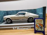 Maisto ERTL Maisto, MIRA Die Cast Cars 1:18 Scale 67 Ford Mustang White GT