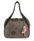 New Chala Bowling Zip Tote Large Bag Stone Gray Coin Purse FLAMINGO Bird gift
