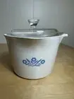 Corning Ware Vtg Blue Cornflower Sauce maker w/Lid New Condition