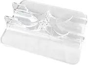 Transparent Roller Skates Holder Shoes Display Stand, Home Household Kids Universal Thicken Bracket Reusable Shoe Rack