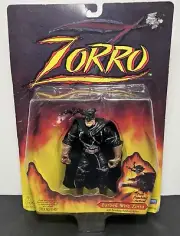 Zorro Barbed Wire Zorro Pure Punching Action 6" Action Figure Playmates 1997 NIP