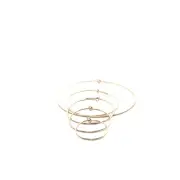 14K Real Gold Filled Wire Beading Hoops | Beading Earwires | 0.70mm Thick Gold F