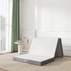 Tri Fold Mattress Twin, 4 Inch Memory Foam Foding Mattress,Portable Mattress ...