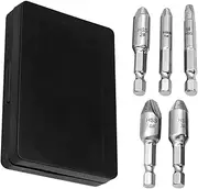 Kezvmhy Damaged Screw Removal Extractor, Broken Screw Removal Set | 5 Piece Grab Tool for Extracting Damaged Bolts, Home Improvement Hand Tool, Gear Pulling Off Head Screw Bolts Easily Pulls