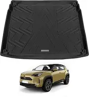 AUSGO 3D Cargo Mat Compatible with Toyota Yaris Cross 2020-Onwards, All-Weather Heavy Duty Boot Liner Luggage Tray Trunk Mat