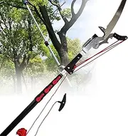 Telescopic Tree Pruners, Professional Telescopic Pole Saws Height Extendable Pruning Saw Gardening Branch Saw Loppers Cutter, Trimmer Tools for Trimming Branches and Leaves 24FT