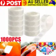10 Rolls 1000Pcs Point Dots Balloon Glue Removable Adhesive Point Tape Extension