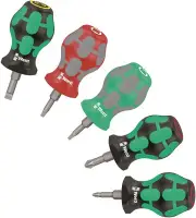 Wera Stubby Set 3 Screwdriver Set 5 Piece 05008872001