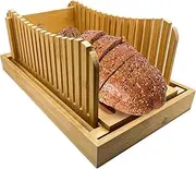 Wooden Bagel Slicer Homemade Bread Slicer Collapsible Bread Slicer