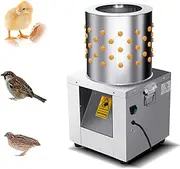 Small Poultry Plucking Machine, Automatic Plucking Machine, Stainless Steel Small Poultry Plucking Machine, Suitable for Quail, Pigeon, Bird, Etc.