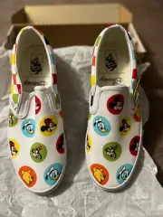 Disney Vans Character Button Slip-on WDW 50th Anniversary size 11