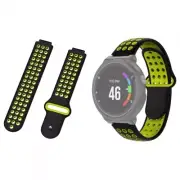 Watch Strap for Garmin Forerunner 220 230 235 630 620 735XT Silicone Black Ama