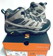 $135 Merrell MOAB 2 Mid WIDE Waterproof Hiking Shoe NIB Sz 8,8.5,9 Boots Trail