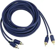 Grcfumo 5 Meters Audio Cable, Copper Core Wire Audio Cable, Elastic Audio Cable Amplifier Tools, Clear Hierarchy Audio Cable for Automotive