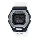 【CASIO】G-SHOCK G-LIDE系列經典款衝浪者必備潮汐電子錶-白X黑框(GBX-100-7) 白X黑框