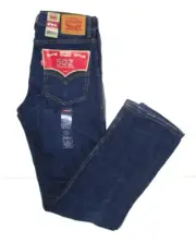 Levis 502 Regular Taper Dark Blue Youth Jean, New Regular Fit Sz 16 Reg (28x28)