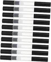 WRITWAA 10Pcs Empty Nail Oil Pens Brush Cosmetic Containers Multifunctional Nail Art Oil Tube for DIY Cosmetics Refillable and Practical Liquid Container for Nail Art and Makeup