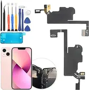 YWLRONG Earpiece Speaker for iPhone 13 Ear Speaker Replacement for iPhone 13 Speaker Replacement Light Proximity Sensor Flex Cable Earphone Speaker Assembly with Tools