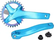 Aluminium Alloy Bicycle CRANKSET Chainring Strong Shaft Practical and for Road Bikes