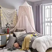 Kids Bed Canopy,Hideaway Tent for Kids Rooms or Cribs,Canopy Play Tent for Kids Dome Mosquito Netting Bed Tent, Soft and Durable Bed Canopy for Girls Room Tent Canopy Dreamy Mosquito Net Bedding