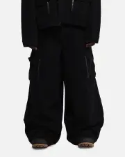 [LOITER] Loiter Combat Cargo Pants Washed Black - Size 32 32 Washed Black