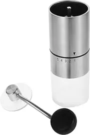 1pc Hand Mill Manual Bean Hand Coffee Burr Coffee Grinders Crank Bur for Coffee Automatic Coffee Portable Coffee Portable Pill Coffee Bean Tablet Pouches Machine Stainless Steel
