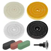 Buffing Polishing Wheel Kit Reusable Polishing Compound Kit Soft Polishing Pads