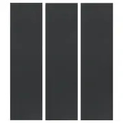 Black Diamond Skateboard Grip Tape Black 9" x 33" Griptape 3 Pack of Sheets