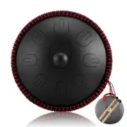 Handpan 9 Notes D Minor Glucophone Steel Tongue Drum Yoga Meditation Beginner