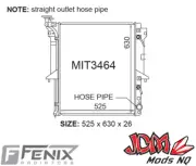 FENIX OEM Replacement Radiator Suits Mitsubishi Triton ML MN