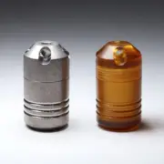 PEI Boxes Titanium alloy TC4 Waterproof Pill Case Portable Container EDC Pendant