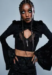 [Widow] Too Far Gone Velvet Shrug