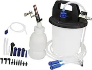 Vsenkes Vacuum Brake Bleeder Kit with Adapters Portable Premium Clutch Bleeding Extractor Tool 3L Brake Fluid Extractor for Auto, Black
