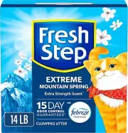 Fresh Step Extreme Clumping Litter With Febreze Freshness Spring 14 lb. Box