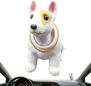 Dog Car Dashboard Decoration - Bobbing Head Car Dash Puppy - Cartoon Action Figures Collectible Resin Cute Decorations for Bedroom Table Counter Desktop Home Office Vehicle