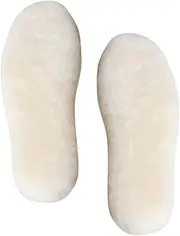 Healvian 1 Pair Warm Fuzzy Insoles for Winter Fluffy Boot Insoles for Men Women Skin Friendly Comfortable Suitable for All Shoe Practical Convenient Design