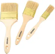 Outanaya Soft Bristle Cleaning Brush Heatproof for Barbecue Baking Wood Handle Easy to Clean