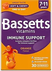 Bassetts Vitamins 7-11 Years Immune Vit C & Zinc 30's, 79.8 g