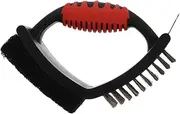 GOOHOCHY 1pc Grill Brush Outdoor BBQ Brush Oven Cleaning Brush Grill Cleaning Accessory Barbecue Cleaning Brush Grill Cleaning Brush BBQ Grill Scrubber Wire
