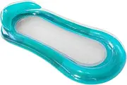 Inflatable Tanning Pool Lounger - PVC Float Bed, Comfortable Lounge | Perfect for Relaxation, Ideal for Swimming Pool, Beach Days, Floating Accessory, Headrest Included for Adults