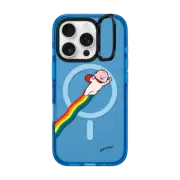 iPhone 16 Pro Impact Ring Stand Case MagSafe Compatible SUPER HERO by TARO OONO