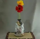 Wood-Fired Oven, Yakishiji Shino, Flower Vase, Written By Arakawa Akira, Author