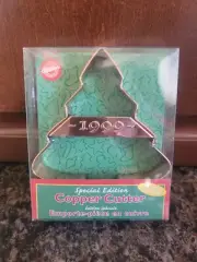 Wilton Copper Christmas Tree Cookie Biscuit Cutter 6 x 5 Limited Edition 1999